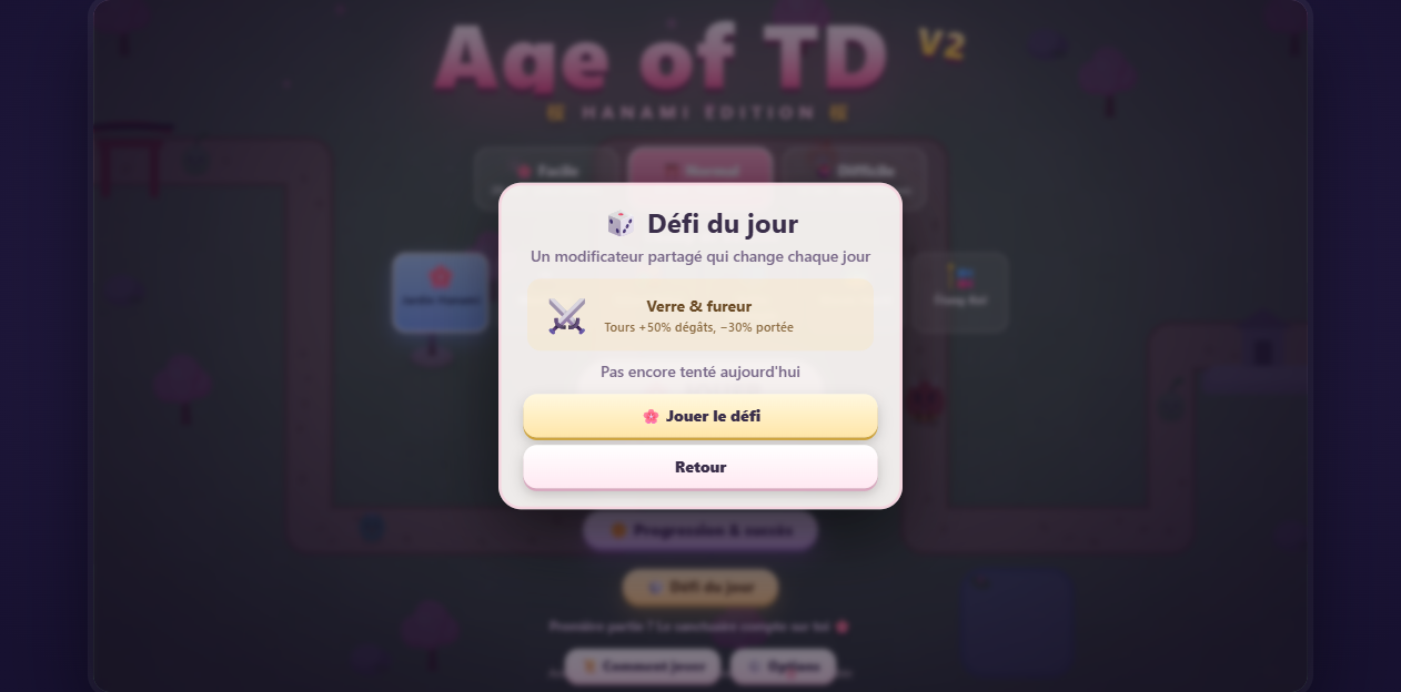 Défi du jour